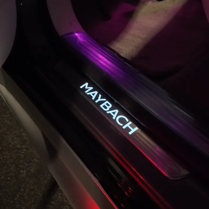 Illuminated Maybach door sill